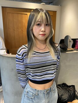 テトラ バイ ネオリーブ 横浜西口店(tetra by neolive) インナーカラー　フェイスフレーミング　Wカラー