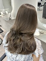 オニキス(ONYX)&nbsp;ブリーチ無しダブルカラーオリーブベージュ【chisato 】