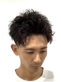 名古屋スパイキーショート短髪アップバングショート