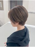 黒髪/ボブルフ/ネビージュ/小顔/ワンレン/水戸/髪質改善/前髪
