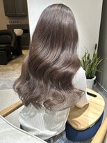 チル 福井駅前店(Chill)&nbsp;福井駅前ブリーチダブルカラー韓国ミルクティーベージュくびれ