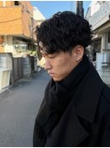 #ベリーショート#ダークアッシュ#ニュアンスパーマ#韓国マッシュ