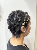 ショートヘアアレンジ