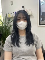 アイズ 横浜(IS)&nbsp;横浜/レイヤーカット/ネイビーブラック/ブルーブラック