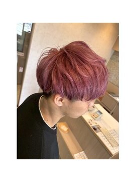 ヘアースタジオ ドゥドゥ(Hair Studio DoDo) men's pink