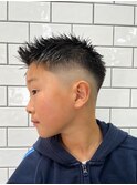 ボーイズカット　スキンフェード　ベリーショート