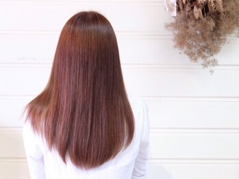 シエル 天神店(CIEL)の写真/『触れたくなる、輝く艶髪へ』ヘアビューロン縮毛矯正/TOKIO縮毛矯正で自分史上最高な艶髪に【天神/大名】