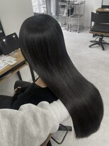 ウル 岡山駅店(ULu.)&nbsp;ブルーブラック　髪質改善トリートメント