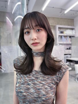 フィヴェント(Fivent) 美髪韓国レイヤーイメチェン似合わせ小顔シースルーワイドバング