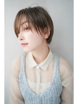 ギークス(GEEKS) 【GEEKS渋谷】スモーキーアッシュ/クールショート/20代30代/小顔