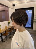  【GOOD &nbsp;DAY &nbsp;HAIR】ショート バレイヤージュ &nbsp;ケアブリーチ 