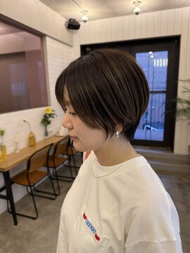 グッデイ ヘアー(GOOD DAY HAIR) 【GOOD  DAY  HAIR】ショート バレイヤージュ  ケアブリーチ