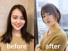 ノア ヘアデザイン 町田店(noa Hair Design)の雰囲気（骨格に合わせた小顔に見えるカットが当店の売り〈町田ショート〉）