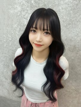 ラビス(Lovis) ミディアム/暗めカラー/デザインカラー/フェイスフレーミング