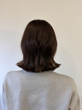 リノショアーズ ショウナン 辻堂店(RinoShores SHONAN) ミディアムボブ/くすみbrown