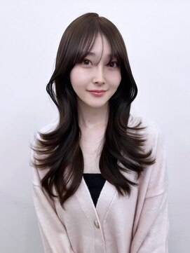 ペレ 栄 アネックス(PELE栄ANNEX) 黒髪カタログ/クラゲヘアー/オリーブグレー/栄