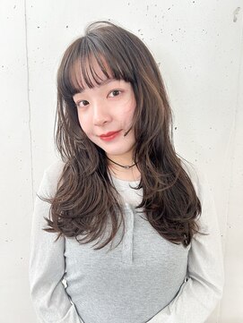 コテ巻き風パーマ