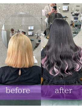 メルシー 福岡天神店(Merci) カット+エクステ[エクステ/シールエクステ/インナーエクステ]