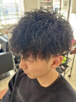 ホワイト(WHITE) メンズ ツイストパーマ