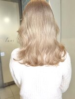 ラニヘアサロン(lani hair salon)&nbsp;ホワイトベージュ/ベージュ/ワンレン/ミルクティーベージュ