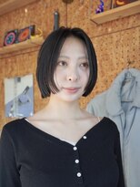 ノラ カマクラ(NORA kamakura)&nbsp;レイヤーボブ髪質改善ストレートパーマ顔まわりレイヤー