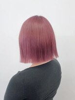 ロサ ファイブヘアー(Rosa..5Hair)&nbsp;ピンク切りっぱなしボブ★