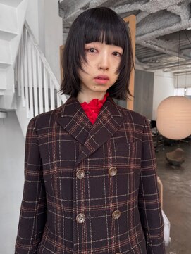 カシェ ナカザキ(CACHE NAKAZAKI) レイヤーボブ/ワイドバング/顔まわりレイヤー