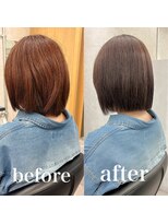 ヘアサロン ドットプラス 町田店(dot. plus)&nbsp;【市井友佳子】地毛風ストレート/まとまるボブ/時短ボブ