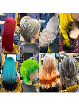 ケイン 広小路店(KEIN)の写真/派手さ☆デザイン☆にこだわる方にオススメ♪あなたの個性を引き出すカラースタイルを提案してくれる!!