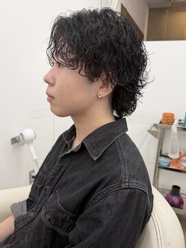 コキュウ(co-kyu) メンズパーマ 波巻きスパイラル