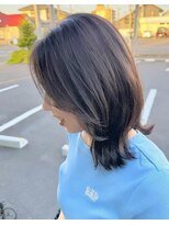 アース 郡山コスモス通り店(HAIR&MAKE EARTH)&nbsp;くびれミディアムレイヤー