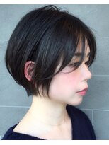 フォルメージ(formage)&nbsp;センターパートショートボブ×ストレートタッチ