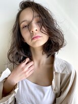 ミラバイグリーン(Mira by green)&nbsp;無造作ボブ×アッシュブラウン【ルーズ】 05