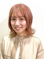 モク 神戸元町店(MOK)&nbsp;レイヤーウルフ×オレンジベージュ＊