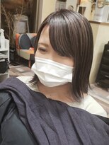 サムブリッジ(SOMEBRIDGE)&nbsp;★ハイライト グレージュ 外はねボブ★【SOMEBRIDGE】