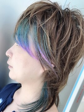 DGG 名古屋 【DGGスタイル】ネオウルフ☆インナーカラー