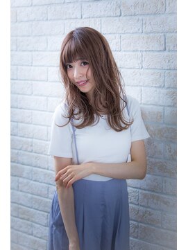 ヘアーアートシフォン 池袋西口店(Hair art chiffon) 濡れ髪ダークグレージュ透け感ハイライトニュアンスカラー池袋