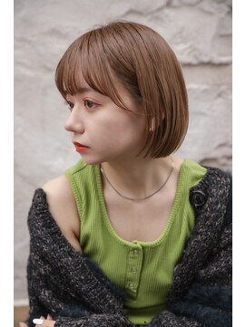 カライング(ing) 【+～ing】天使の羽バング×ぷつっとミニボブ【佐藤彩奈】