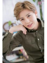 ミック ヘアアンドビューティー 大山店(miq  Hair&Beauty)&nbsp;ハイライト＆ランダムパーマのグランジショートc1