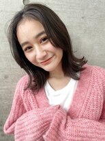 ディーン 岡崎店(DEAN)&nbsp;【DEAN】スモーキブルージュ&外ハネミディ