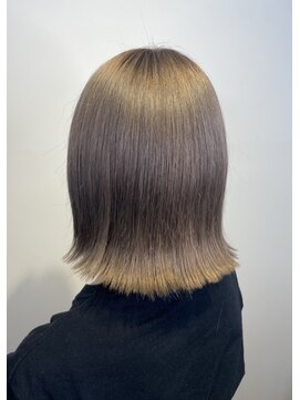 ダブルエヌ(DOUBLE.N) グレージュ/ブリーチ必須カラー