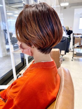 サムライ(SAMURAI) Orangeバレイヤージュ×ショート