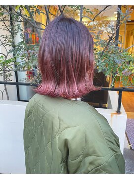 ヴィレッジ(Village) ピンクグラデーションカラー