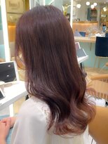 ロンドプランタン 恵比寿(Lond Printemps)&nbsp;ピンクブラウンで大人かわいいウェーブ巻き