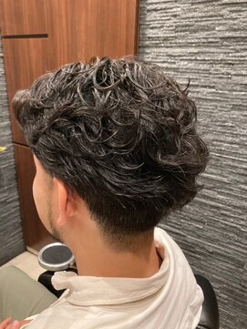 プレミアムバーバー 目黒店(PREMIUM BARBER produce by HIRO GINZA) ショート～ミディアム×パーマ