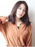 大人のこなれヘア/ミディアムstyle/ふんわりカール