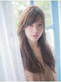 大人可愛い/ショコラアッシュ/ヘルシースタイル/ふんわりカール