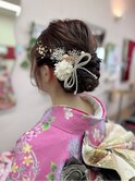 成人式ヘアセット