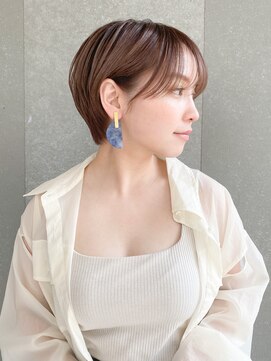 ロンド レグリーズ 立川(Lond leglise) ショート×顔周り×前髪×シルキーベージュ×グレージュカラー