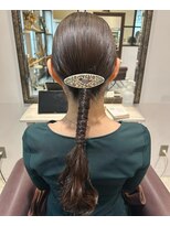 アンサム 三軒茶屋(UNSOME)&nbsp;ヘアセット　　　タイトポニー